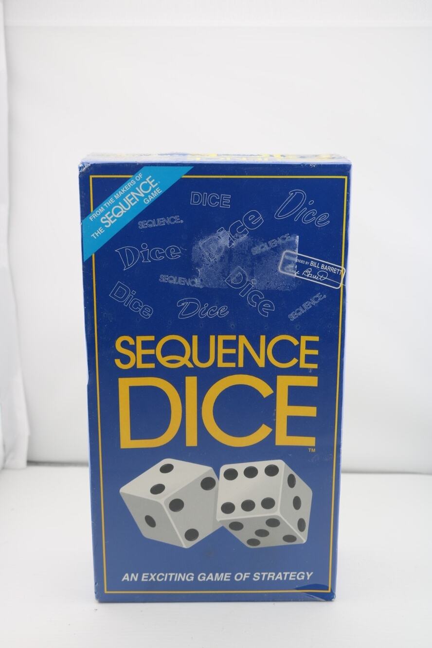 Sequence Dice Board Game Vintage 1999 Jax Item 8007 Complete Strategy Game